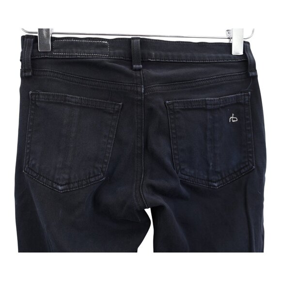 Rag & Bone Legging Skinny Leg Womens Jeans Black Size 24 Denim Pockets Stretchy - Picture 7 of 10